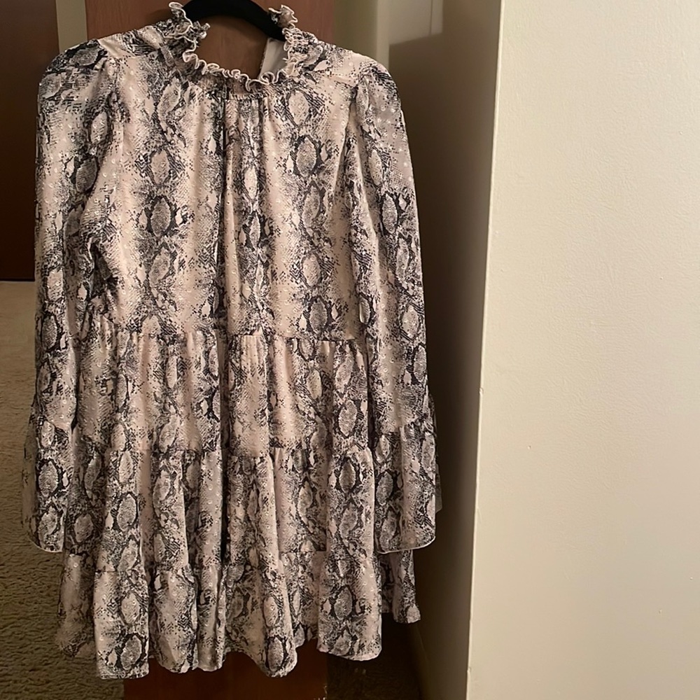 New with tags Altar’d State snake print dress